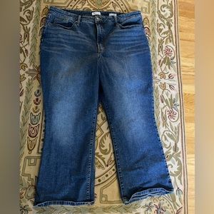 Sophia Wide Leg Cropped Jeans, 22